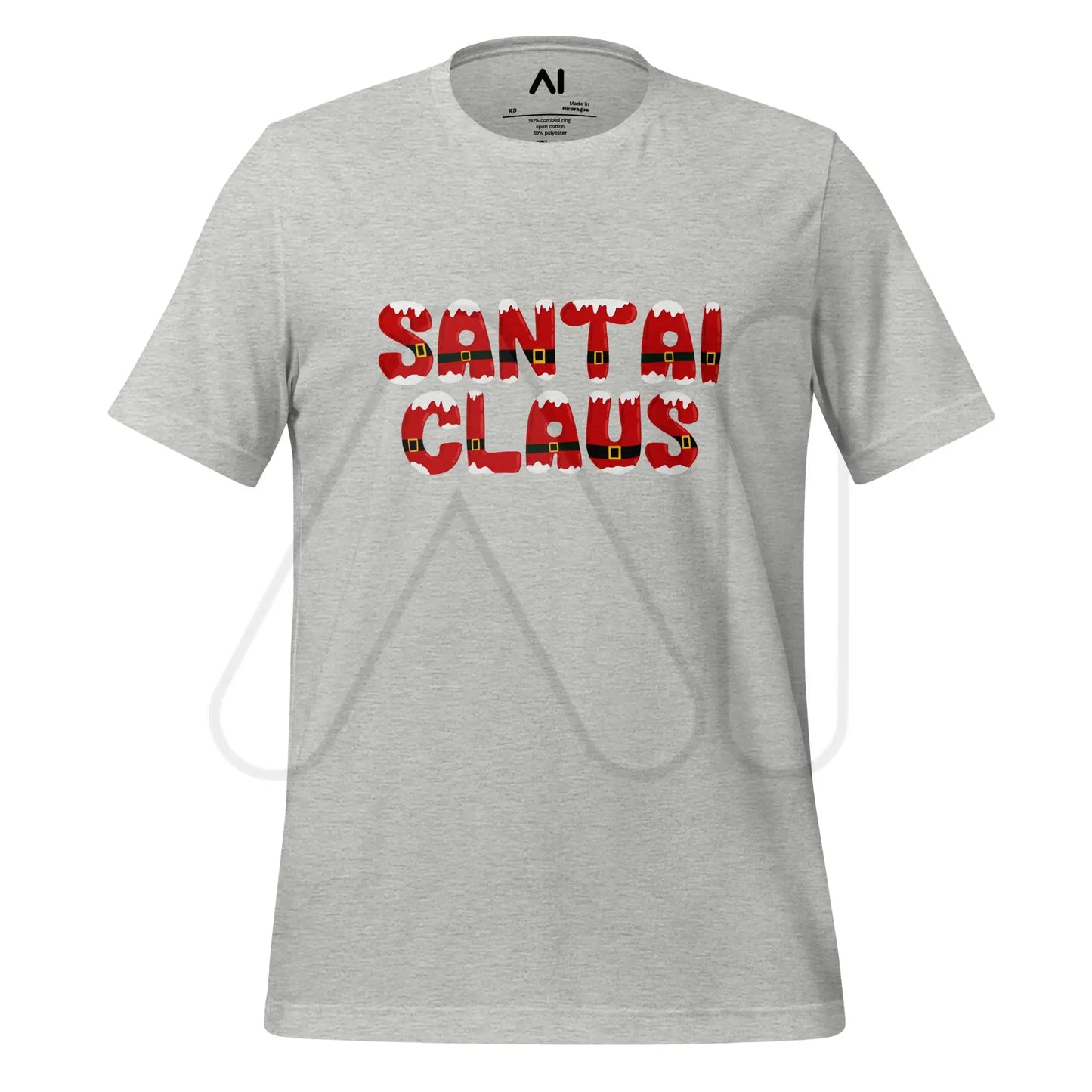 SANTAI CLAUS T-Shirt (unisex) - Athletic Heather / M