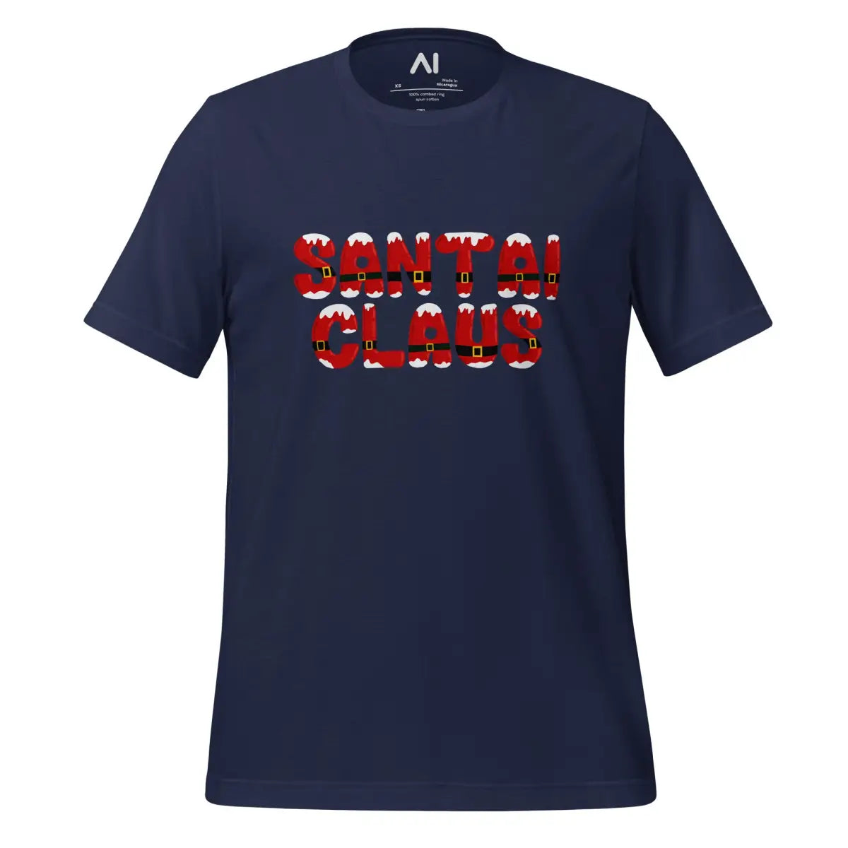 The Santai Claus T-shirt (unisex) Navy / m.