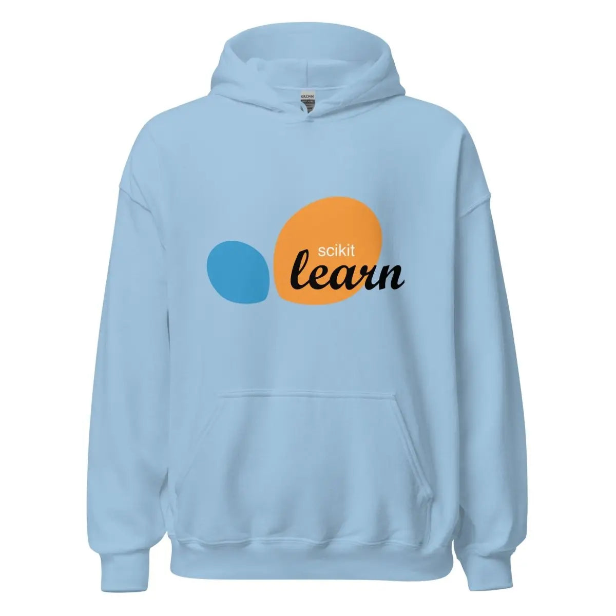 The Scikit-learn Logo Hoodie (unisex) Light Blue / m.