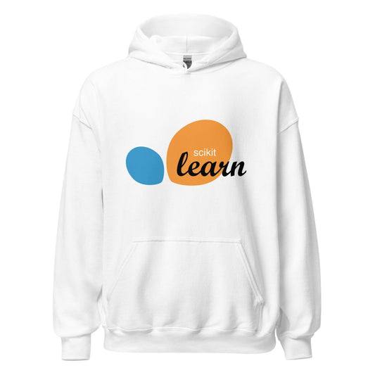 scikit - learn Logo Hoodie (unisex) - White - AI Store