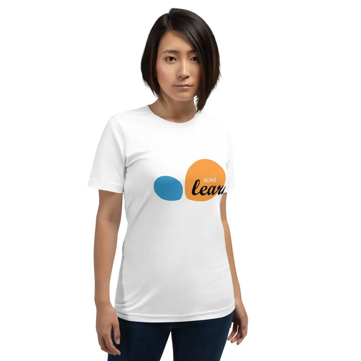 The Scikit-learn Logo T-shirt (unisex).