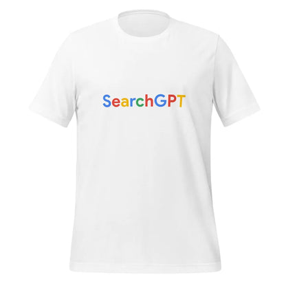 SearchGPT Search Logo T-Shirt (unisex) - White / M