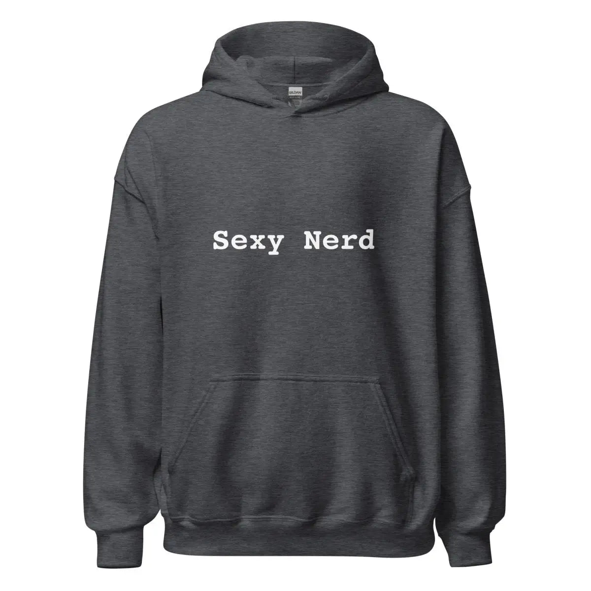 Sexy Nerd Hoodie (unisex) - Dark Heather / M