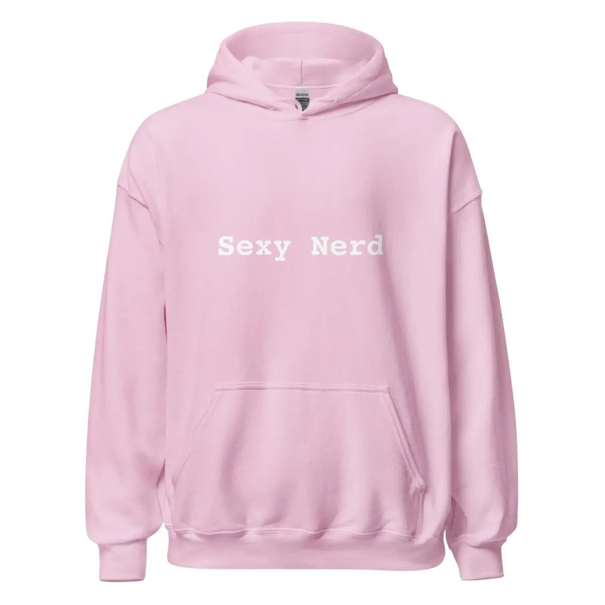 Sexy Nerd Hoodie (unisex) - Light Pink / M