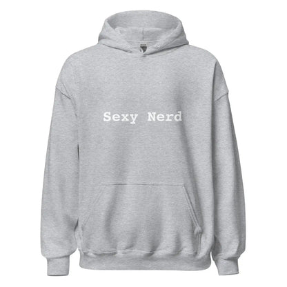 Sexy Nerd Hoodie (unisex) - Sport Grey / M