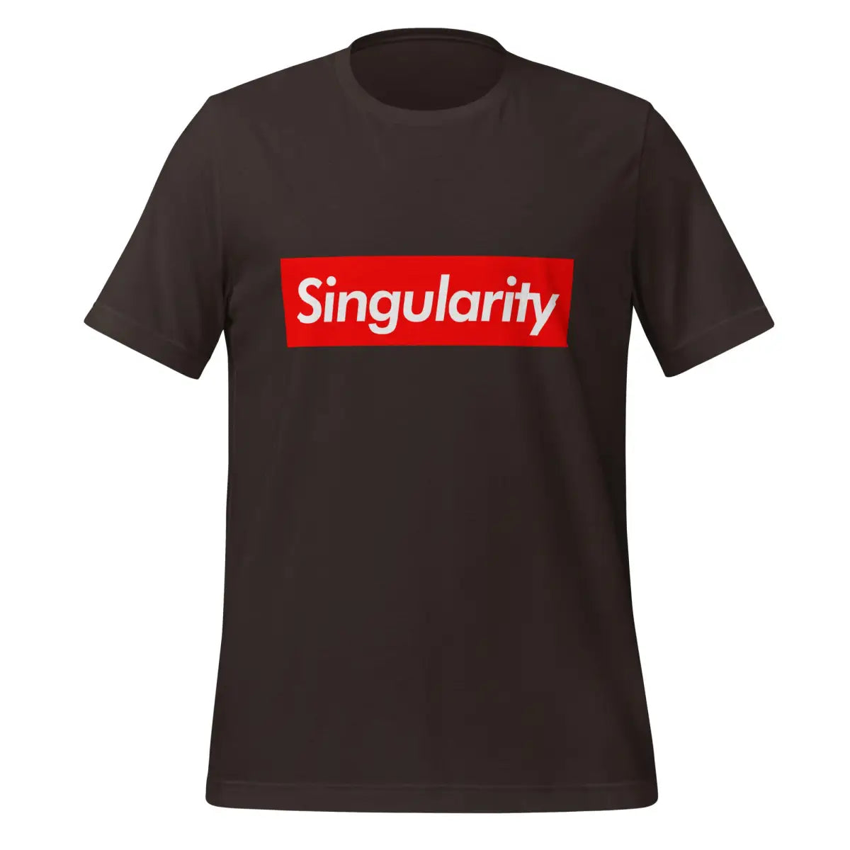 Singularity Sign T-Shirt (unisex) - Brown / S