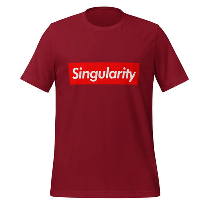 Singularity Sign T-Shirt (unisex) - Cardinal / XS