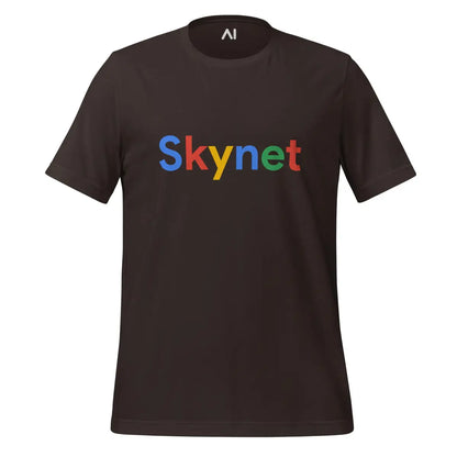 Skynet Search Logo T-Shirt (unisex) - Brown / M