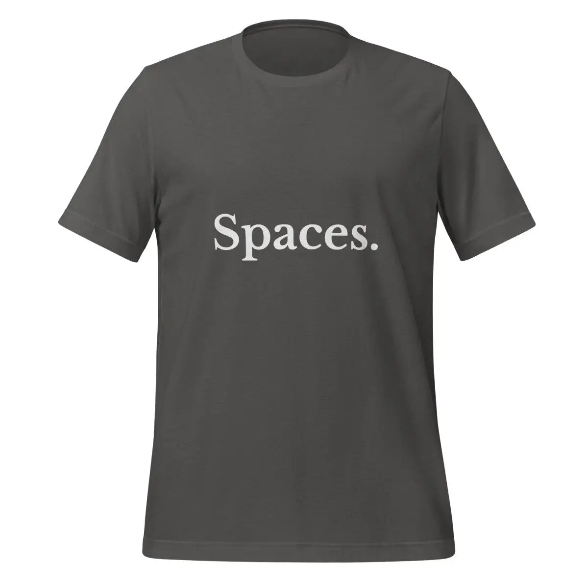 Spaces T-Shirt (unisex) - Asphalt / M