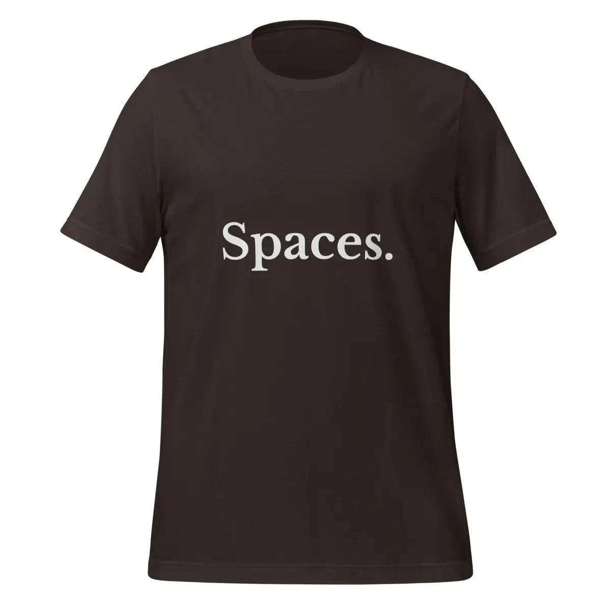 Spaces T-Shirt (unisex) - Brown / M