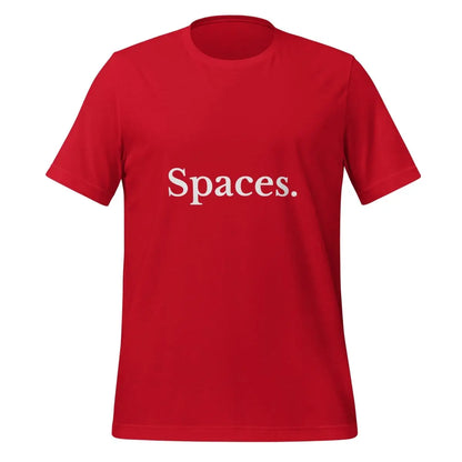 Spaces T-Shirt (unisex) - Red / M