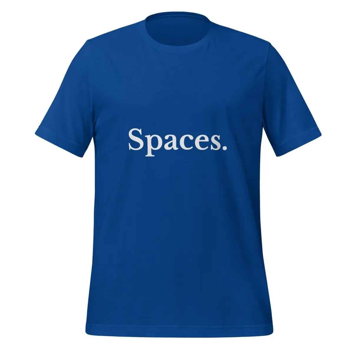 Spaces T-Shirt (unisex) - True Royal / M