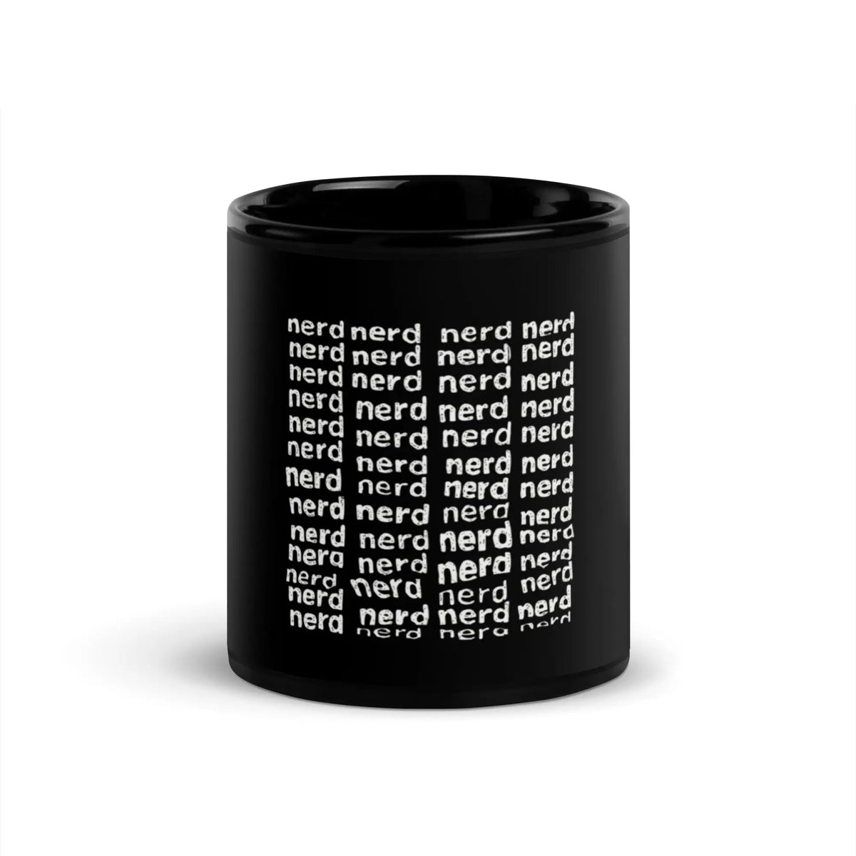 Square of Nerds Black Glossy Mug - 11 oz