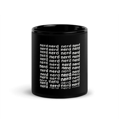 Square of Nerds Black Glossy Mug - 11 oz