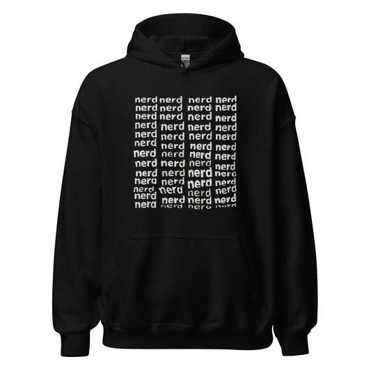 The Square of Nerds Hoodie (unisex) Black / m.