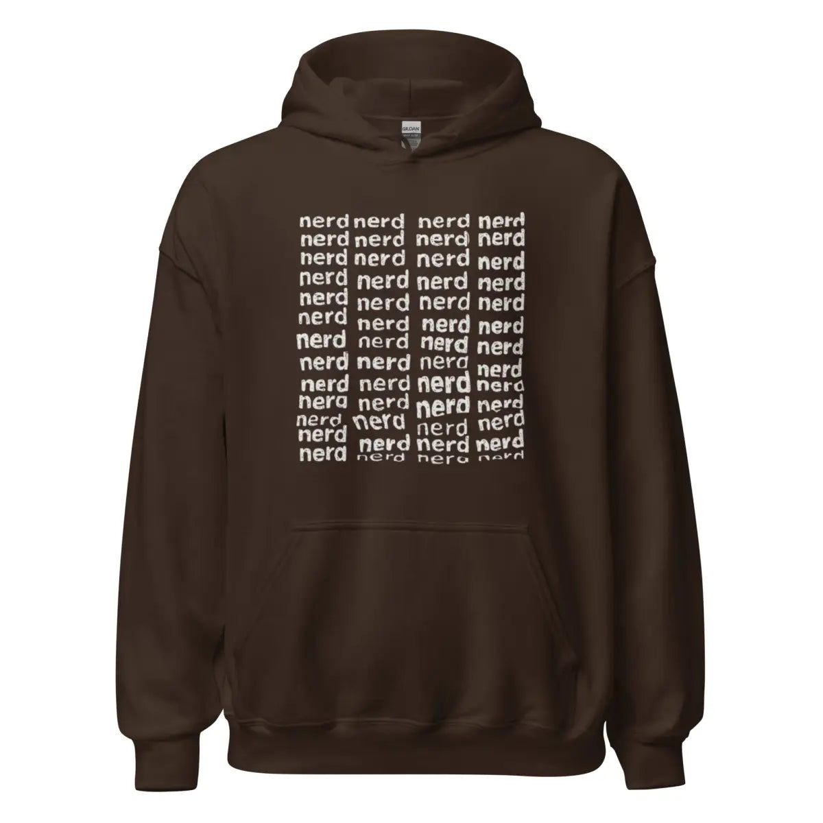 Square of Nerds Hoodie (unisex) - Dark Chocolate / M