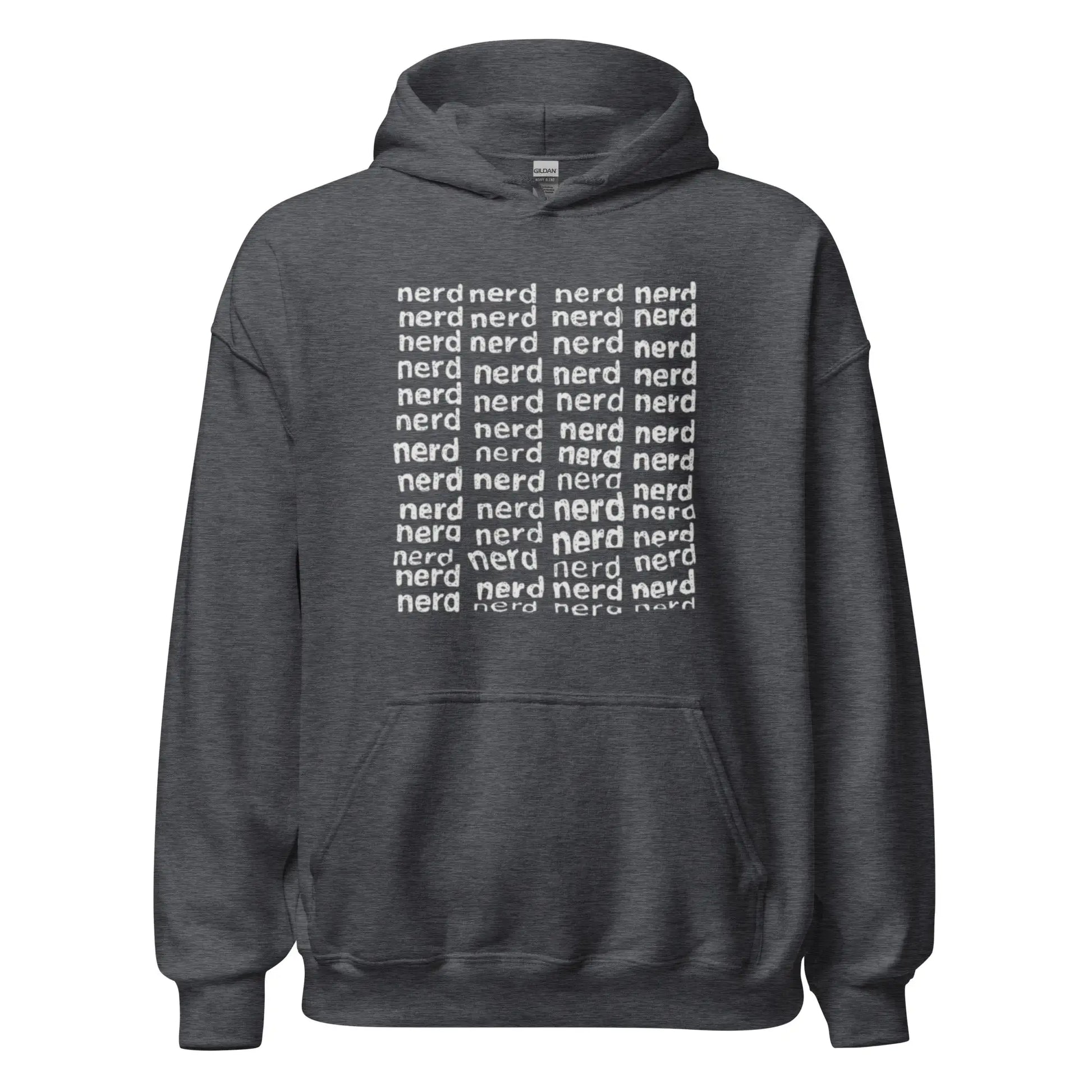 Square of Nerds Hoodie (unisex) - Dark Heather / M