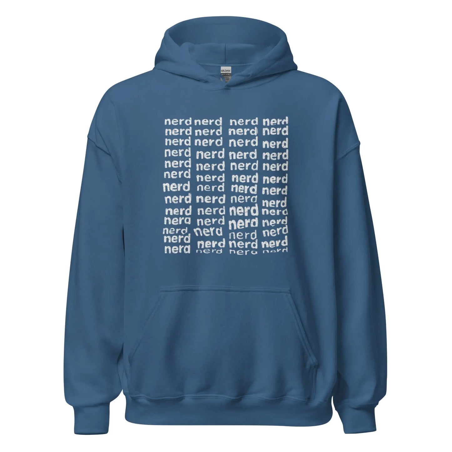 Square of Nerds Hoodie (unisex) - Indigo Blue / M