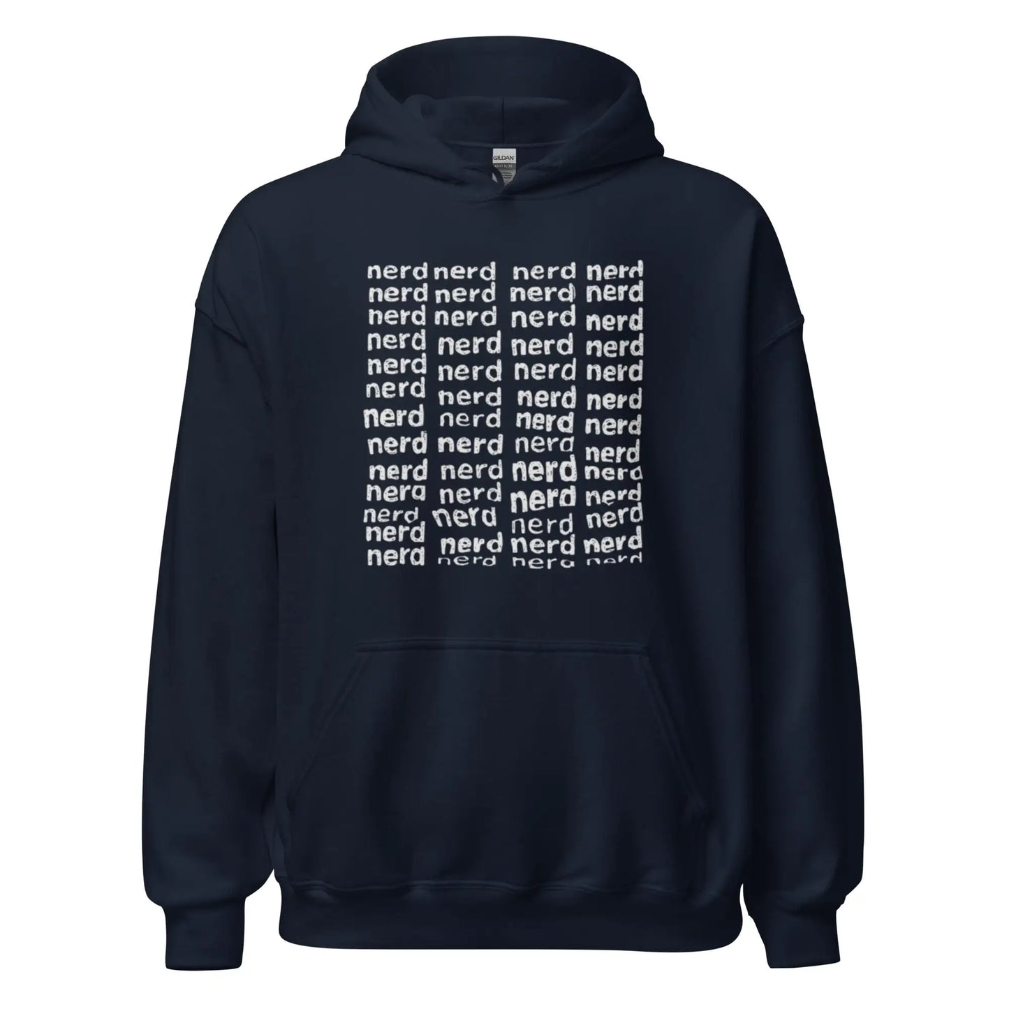 Square of Nerds Hoodie (unisex) - Navy / M