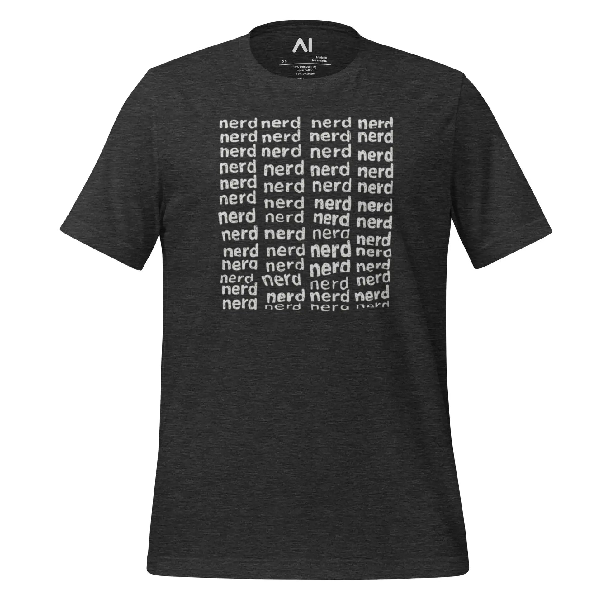 Square of Nerds T-Shirt (unisex) - Dark Grey Heather / M