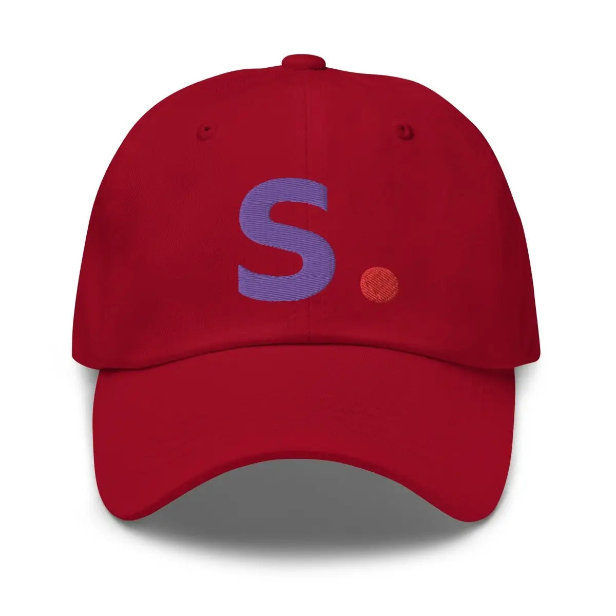 The Stability Ai Icon Cap Cranberry.