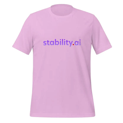 The Stability Ai Logo T-shirt (unisex) Lilac / m.