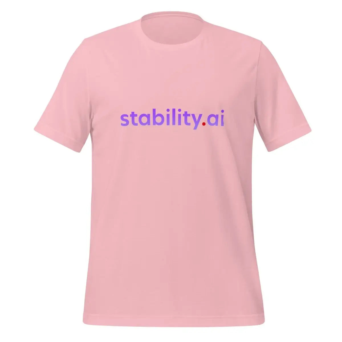 The Stability Ai Logo T-shirt (unisex) Pink / m.