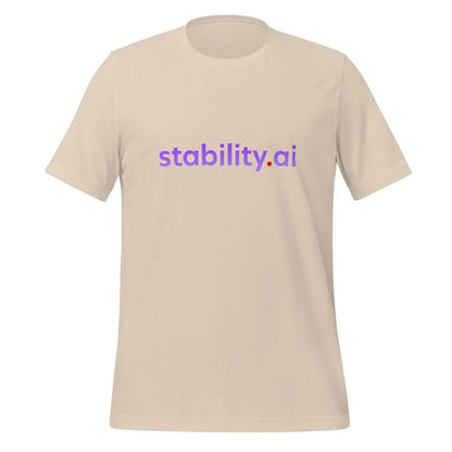 The Stability Ai Logo T-shirt (unisex) Soft Cream / m.