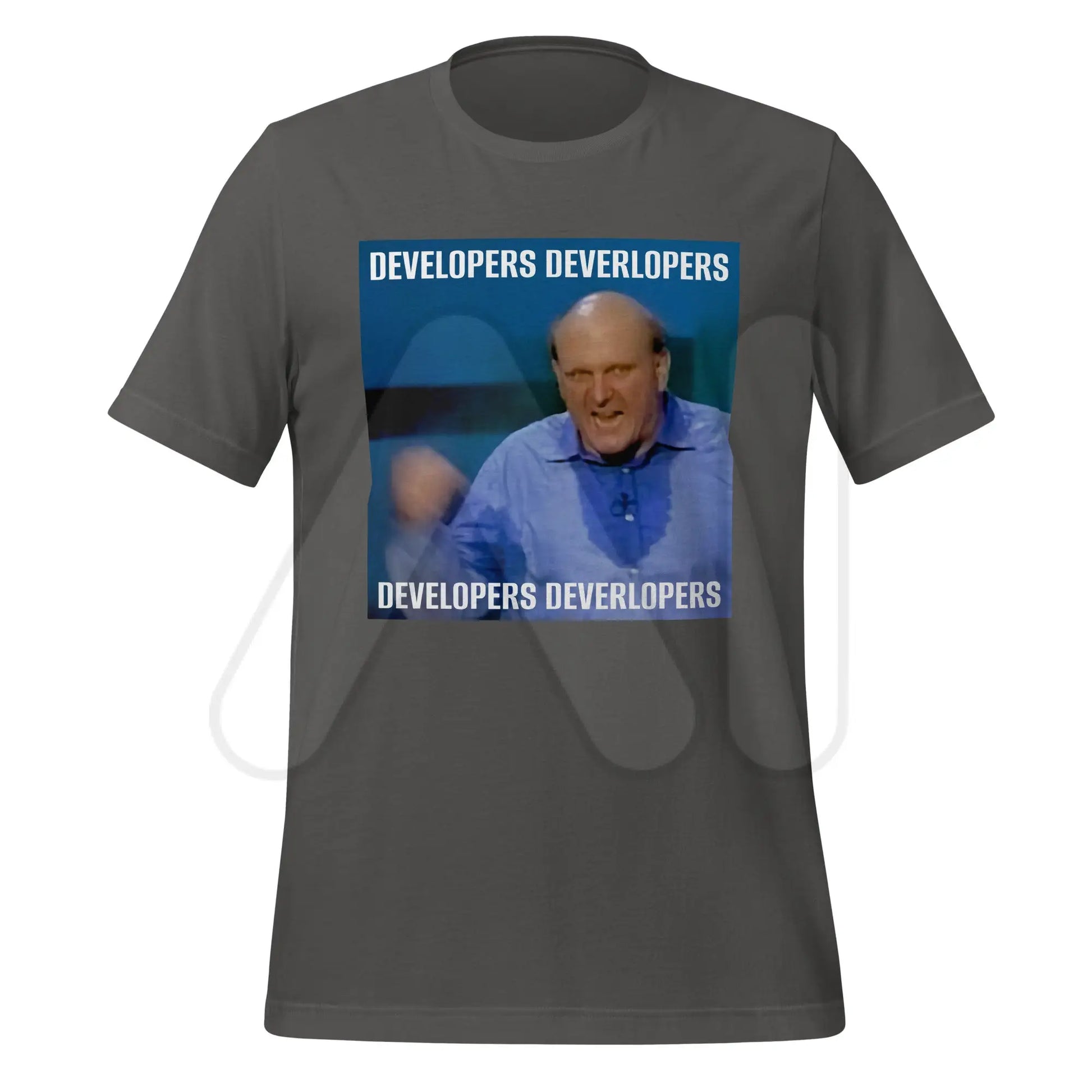 Steve Ballmer Developers x 4 T-Shirt (unisex) - Asphalt / M