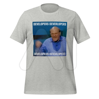 Steve Ballmer Developers x 4 T-Shirt (unisex) - Athletic Heather / M