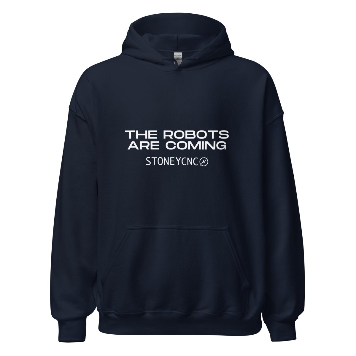 Stoney CNC The Robots Are Coming Hoodie (unisex) - Navy - AI Store