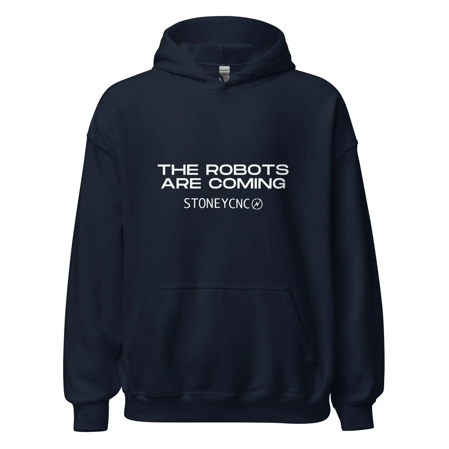 Stoney CNC The Robots Are Coming Hoodie (unisex) - Navy / M