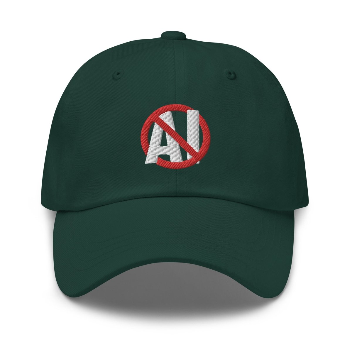 Stop AI Embroidered Cap - Spruce - AI Store