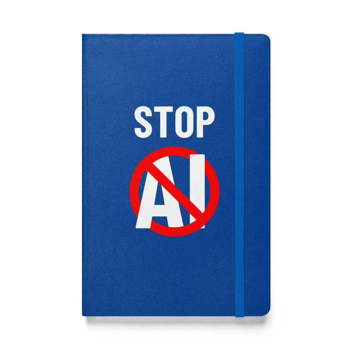 The Stop Ai Hardcover Bound Notebook 2 Blue.