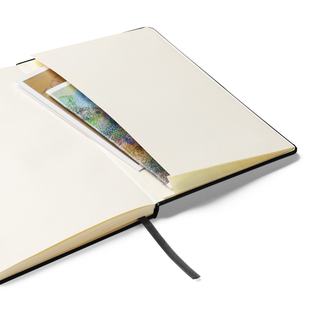 Stop AI Hardcover Bound Notebook 2 - Silver - AI Store