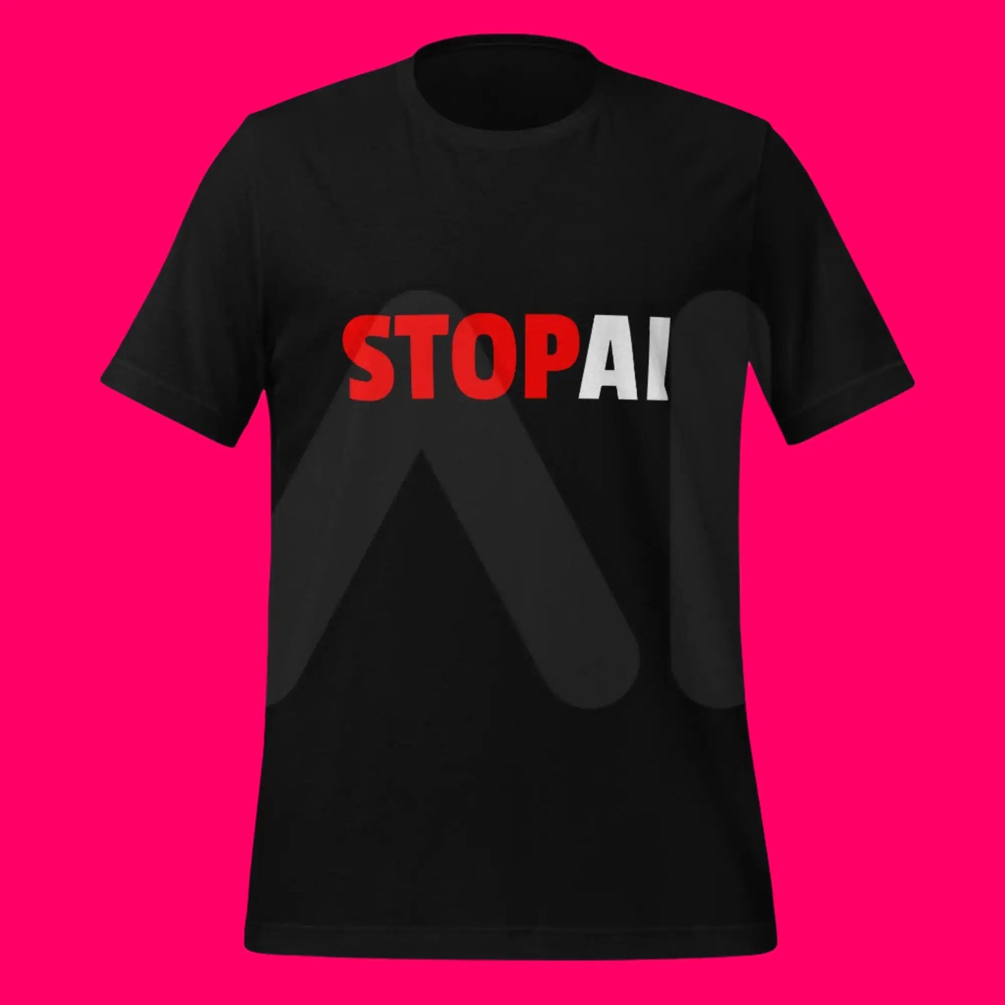 Stop AI T-Shirt 3 (unisex)