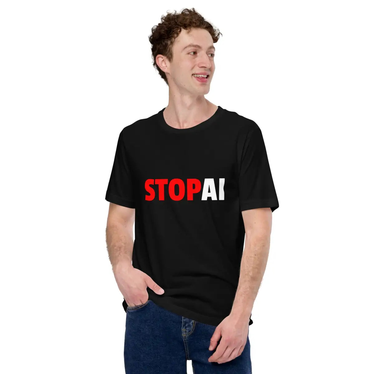 Stop AI T-Shirt 3 (unisex)