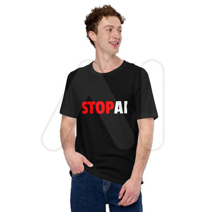 Stop AI T-Shirt 3 (unisex)