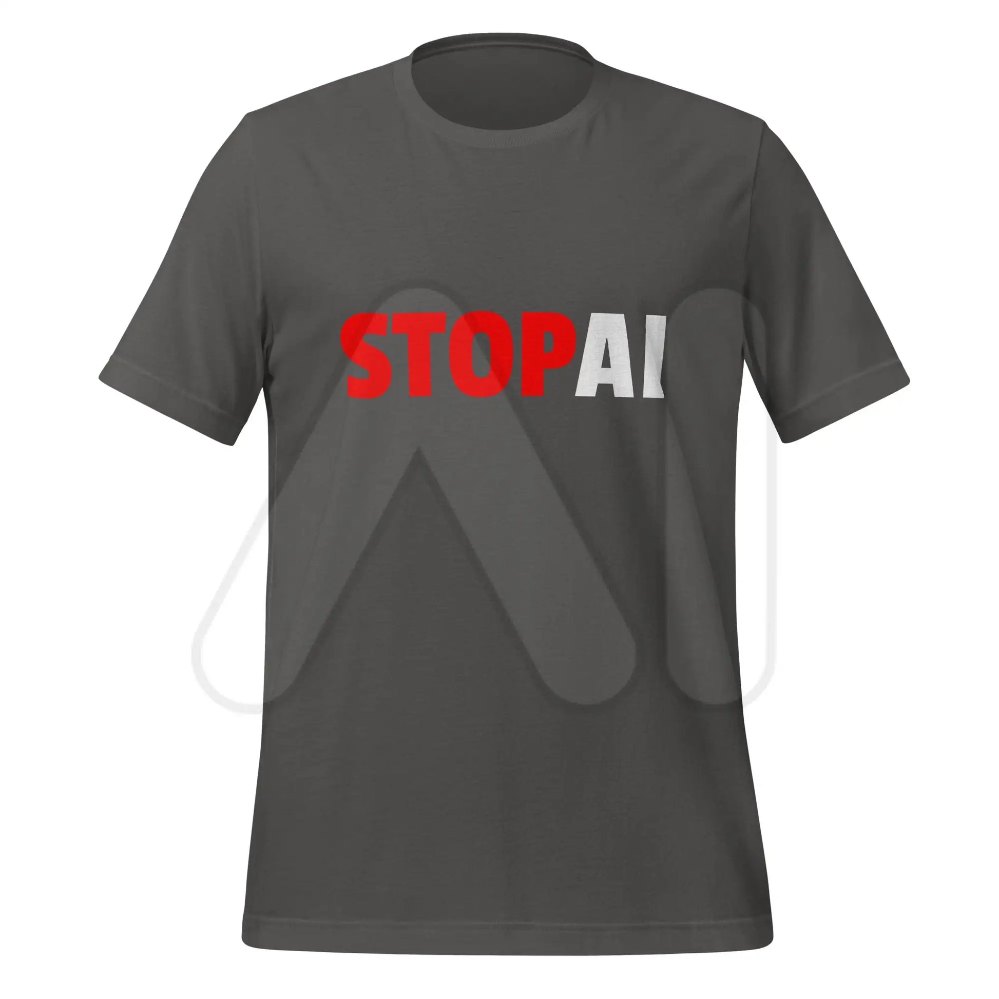 Stop AI T-Shirt 3 (unisex) - Asphalt / M