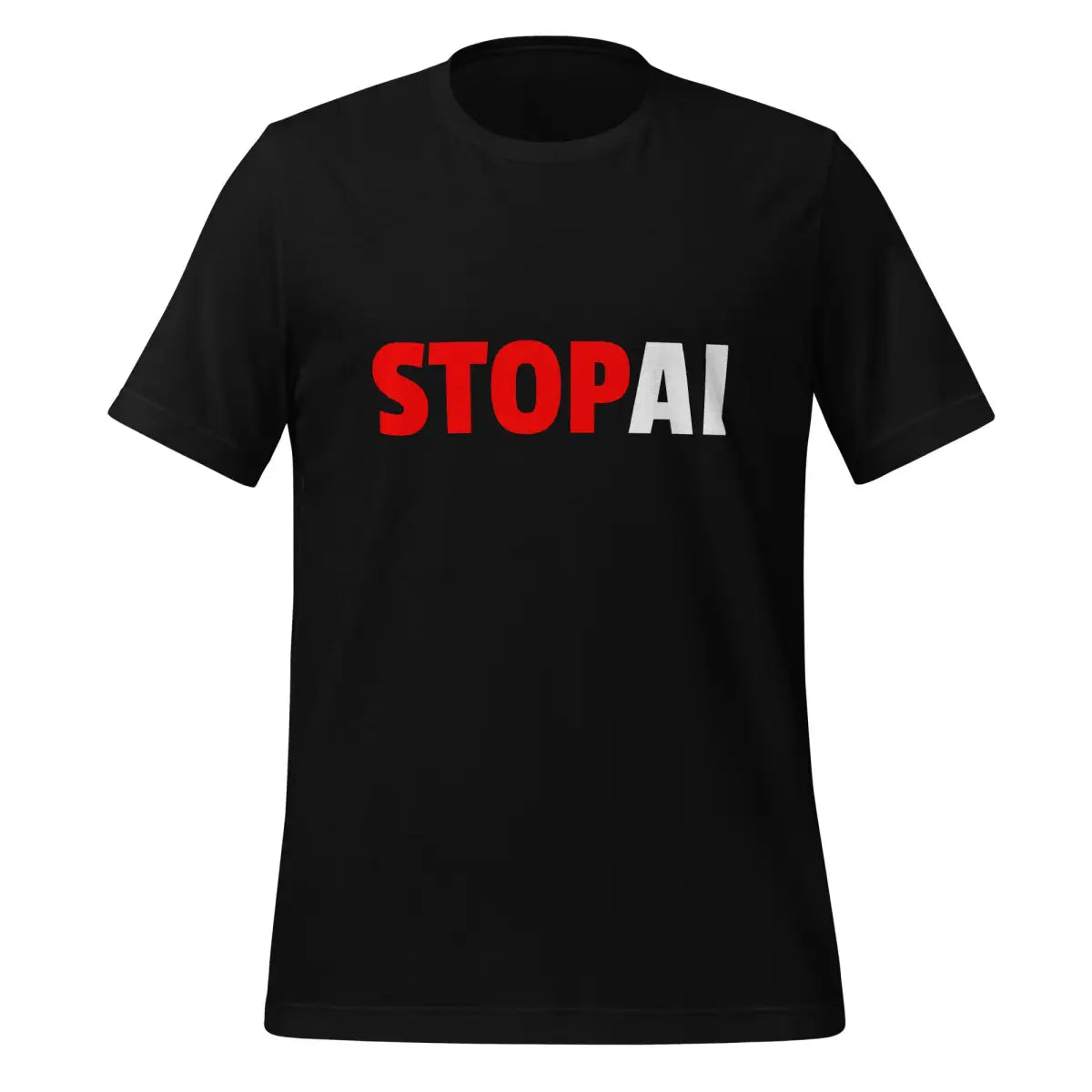 Stop AI T-Shirt 3 (unisex) - Black / M