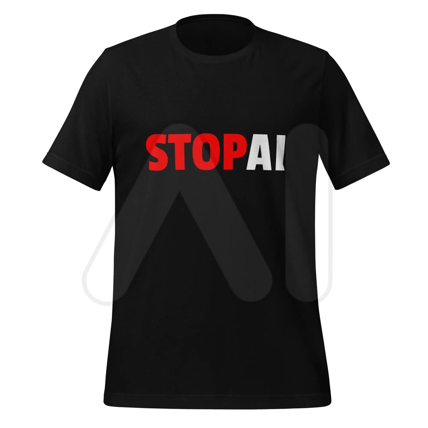 Stop AI T-Shirt 3 (unisex) - Black / M