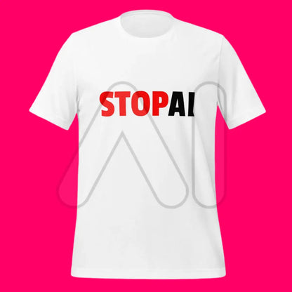 Stop AI T-Shirt 4 (unisex)