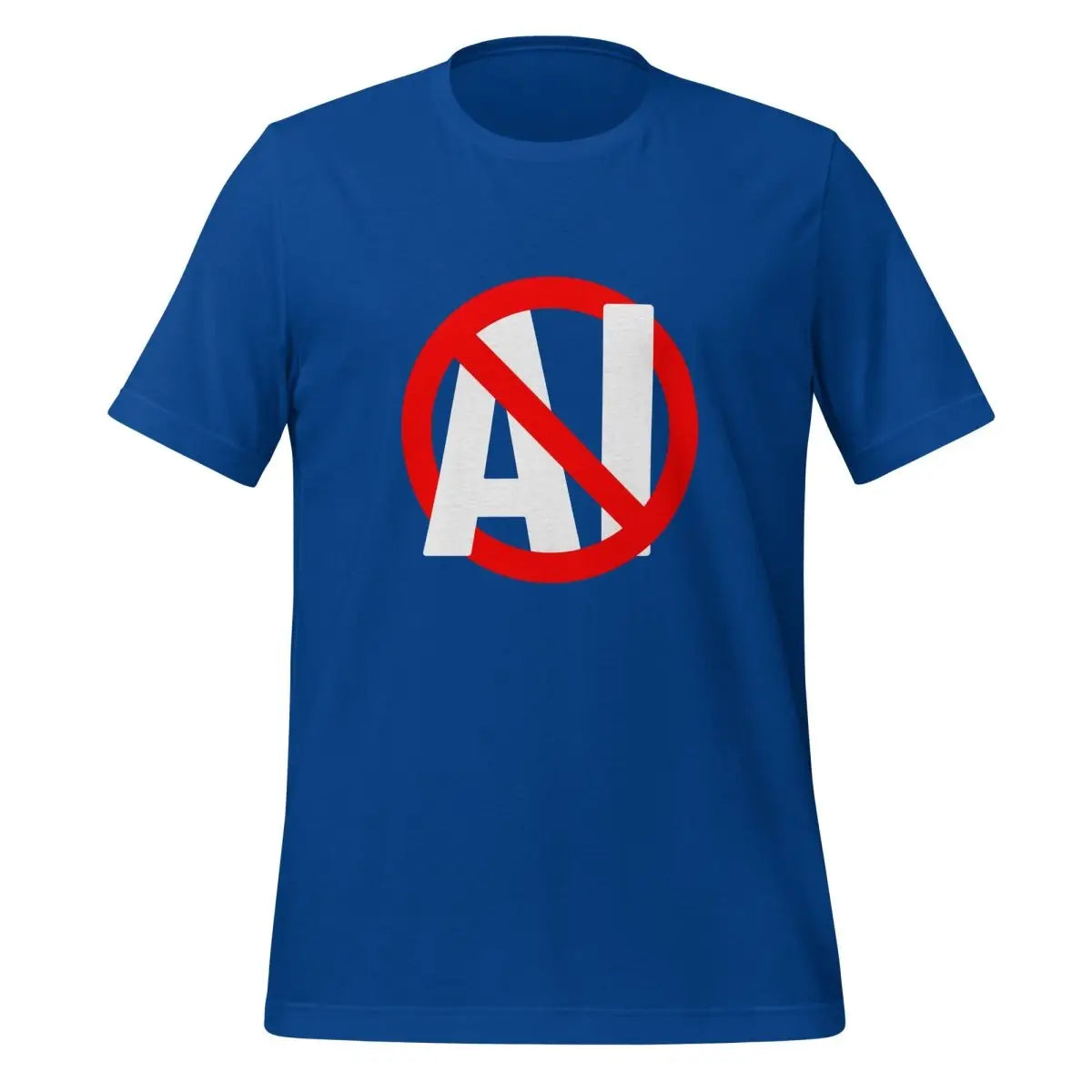 Stop AI T-Shirt (unisex) - True Royal / M