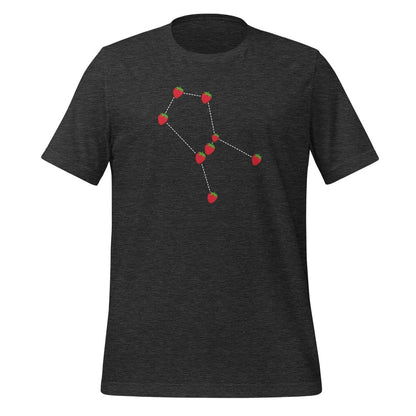 Strawberries Orion Constellation T-Shirt 2 (unisex) - Dark Grey Heather - AI Store