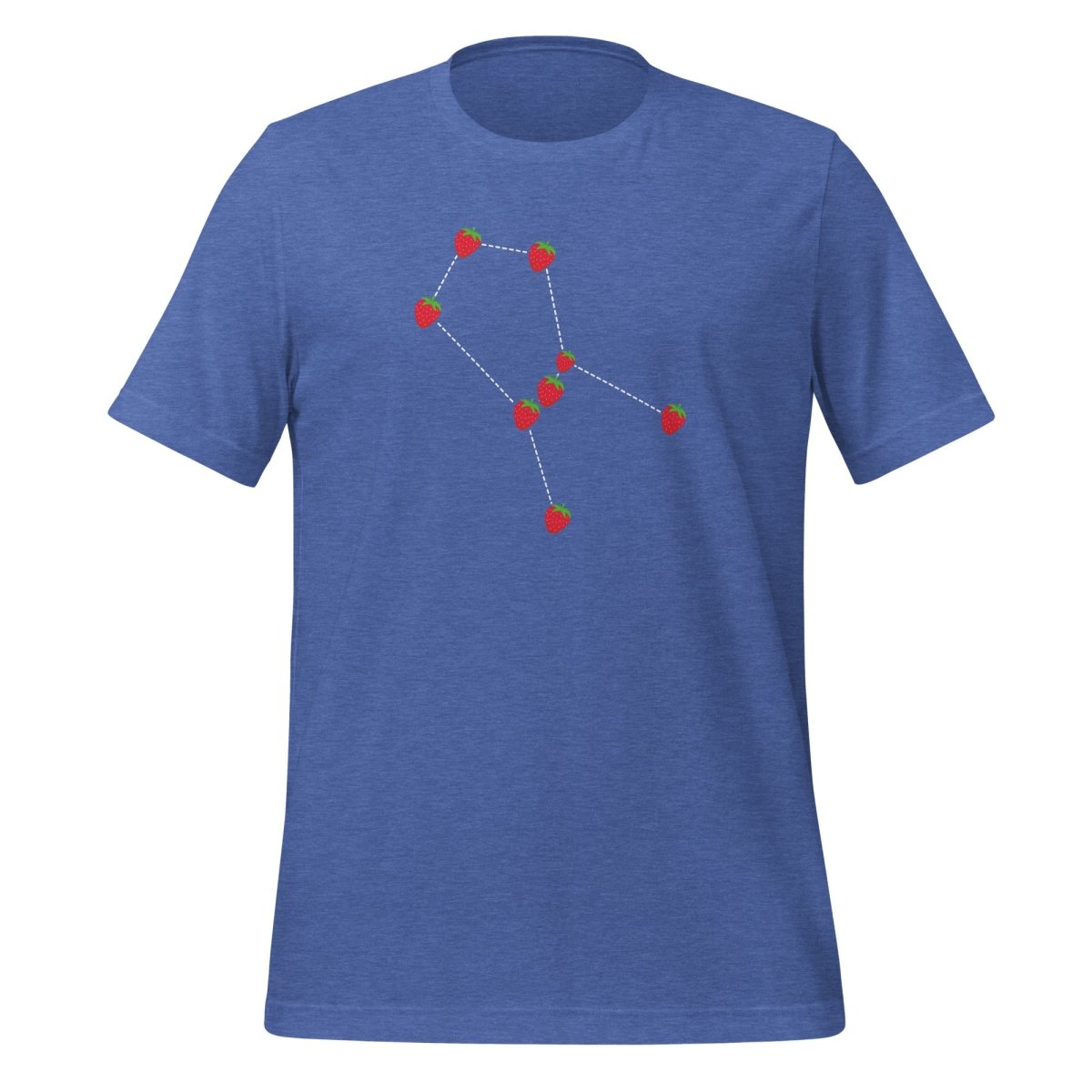 Strawberries Orion Constellation T-Shirt 2 (unisex) - Heather True Royal - AI Store