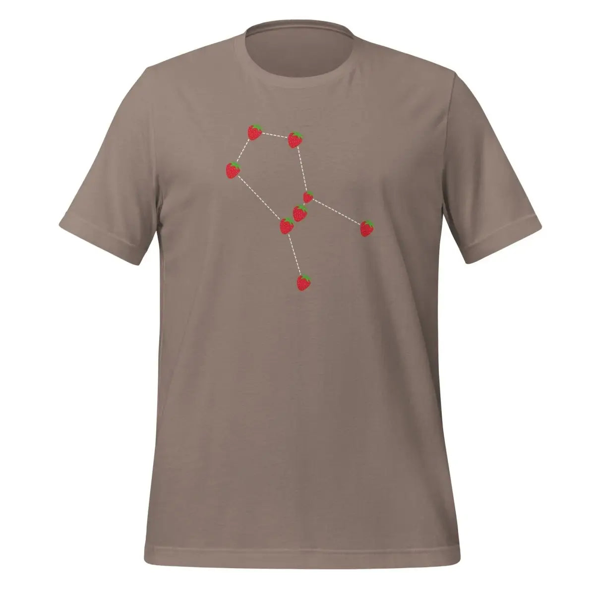 Strawberries Orion Constellation T-Shirt 2 (unisex) - Pebble / M