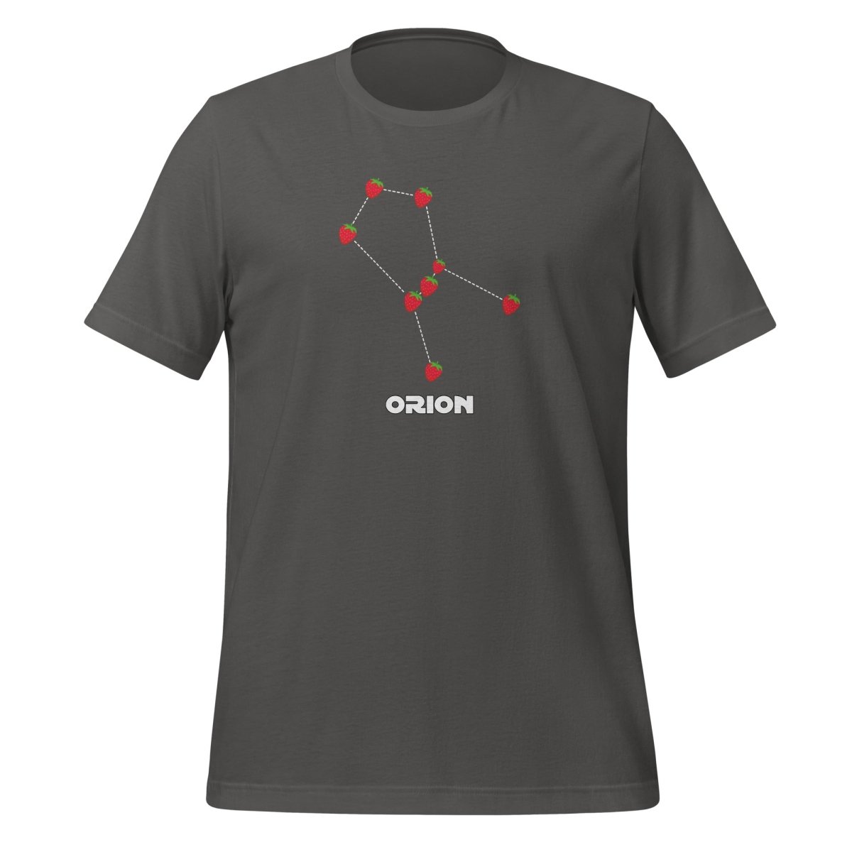 Strawberries Orion Constellation T-Shirt 3 (unisex) - Asphalt - AI Store