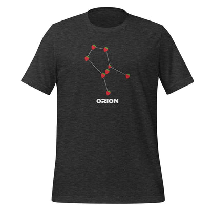 Strawberries Orion Constellation T-Shirt 3 (unisex) - Dark Grey Heather - AI Store