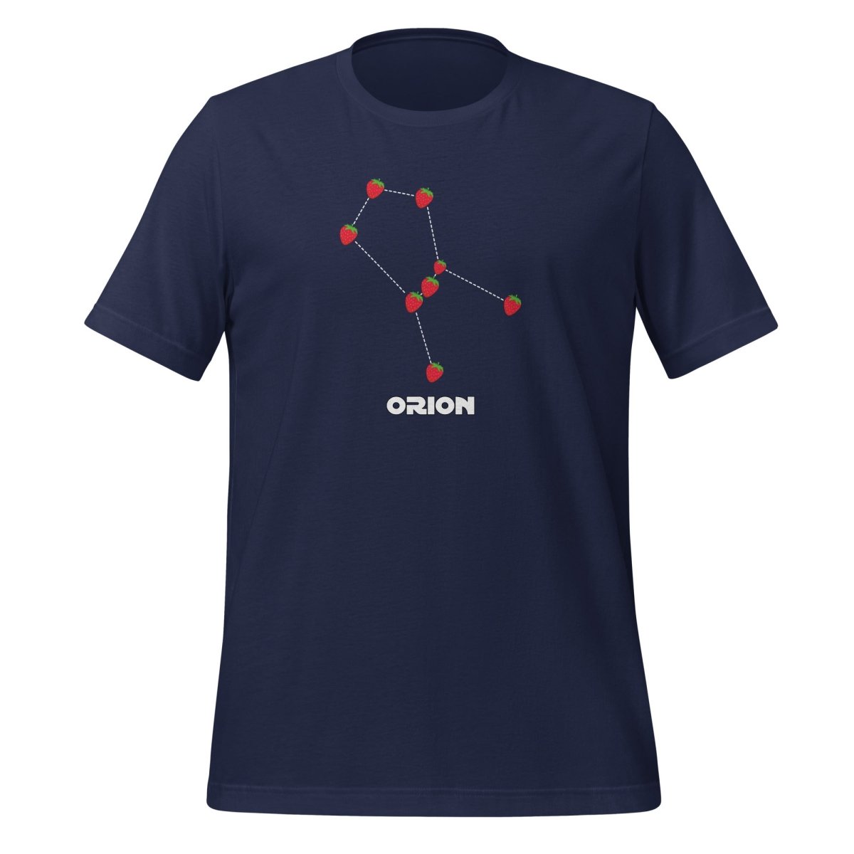 Strawberries Orion Constellation T-Shirt 3 (unisex) - Navy - AI Store