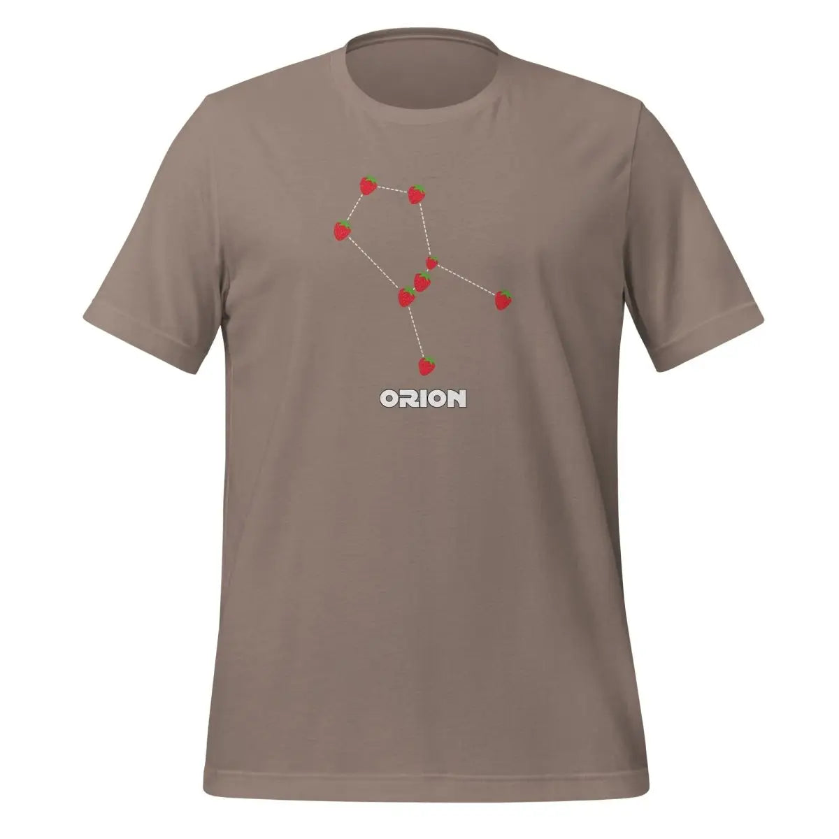 Strawberries Orion Constellation T-Shirt 3 (unisex) - Pebble / M